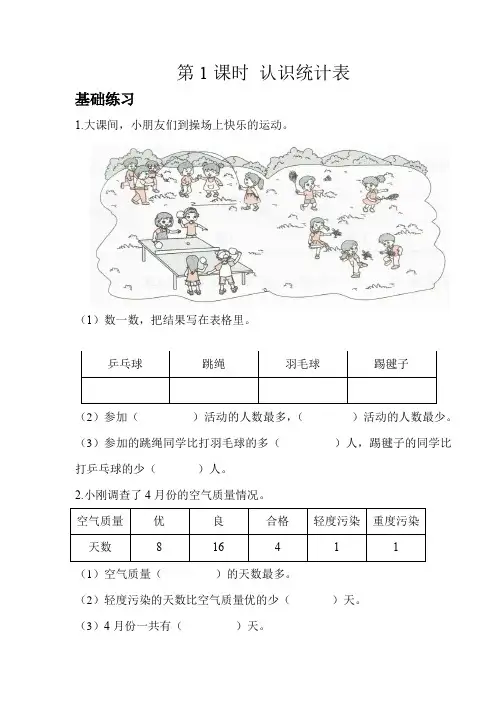 新人教版二年级数学下册第一二单元课时练习和单元检测题