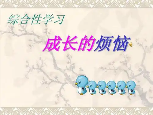 成长的烦恼课件