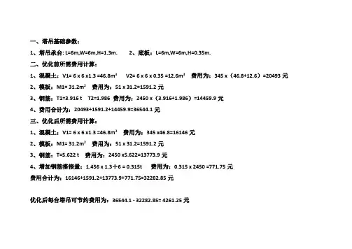 效益分析计算表