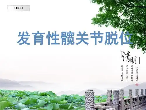 (医学课件)发育性髋关节脱位ppt演示课件