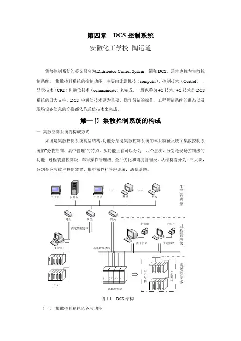 第八课___DCS控制系统