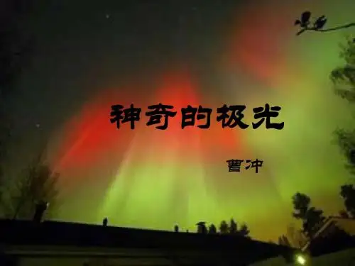 神奇的极光