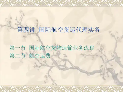 航空货运操作实务
