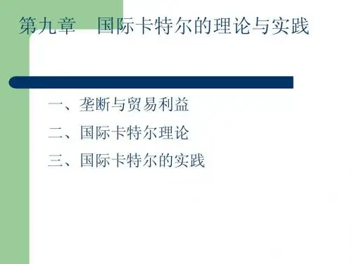 国际经济学9