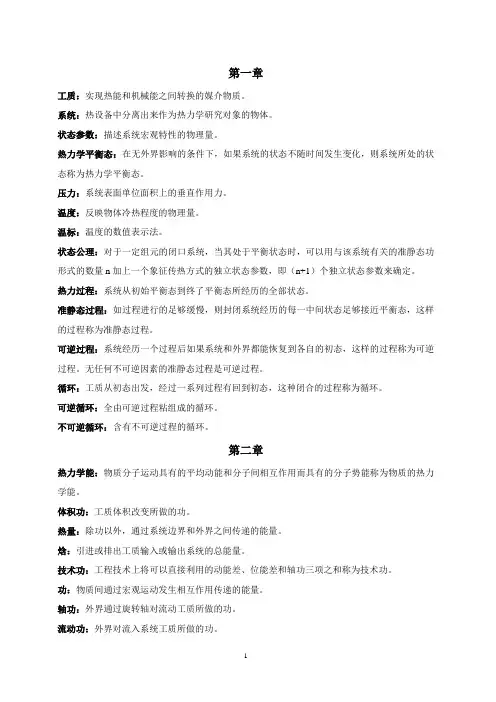 工程热力学基本概念 2