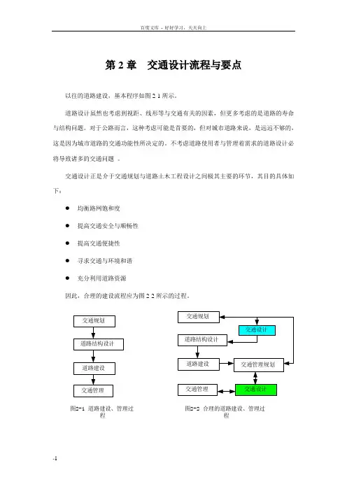 城市道路交通设计指南—第2章