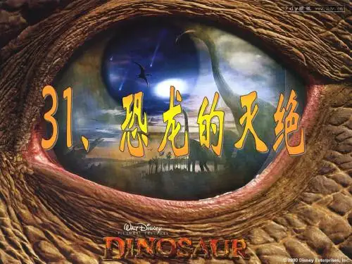 《恐龙的灭绝》 课件