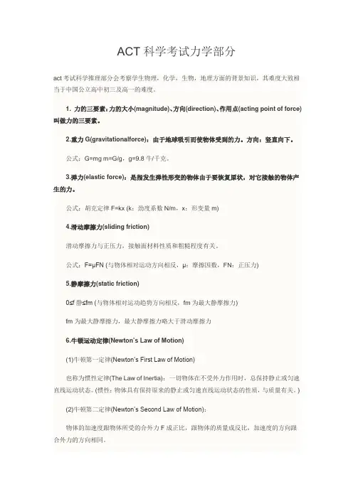 ACT考试讲解