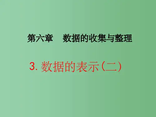 七年级数学上册《6.3 数据的表示》课件(2) 北师大版