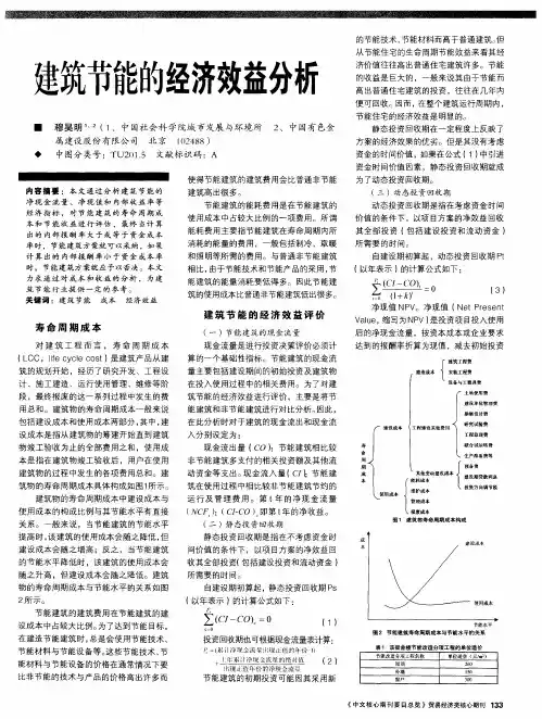 建筑节能的经济效益分析