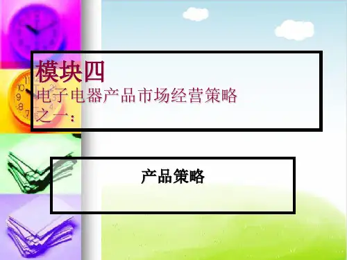 电子电器产品的市场与营销之产品策略PPT(共 53张)