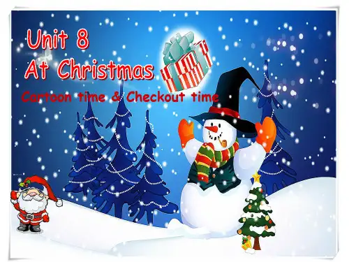 五年级上册英语课件-Unit8 At Christmas(第三课时)｜译林版(三起) (共20张PPT)