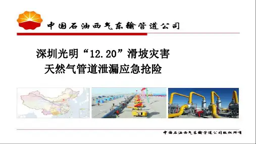 深圳“12.20”特别重大滑坡事故天然气管道泄漏应急抢险