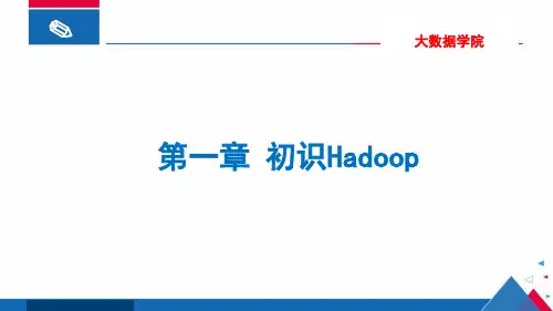 第1章 初识Hadoop