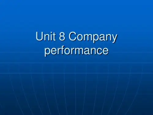 unit 8