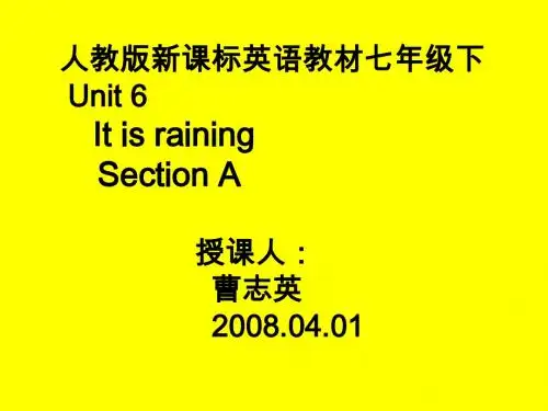 Unit 6公开课课件