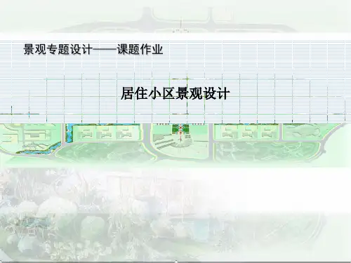 景观专题作业——小区景观设计