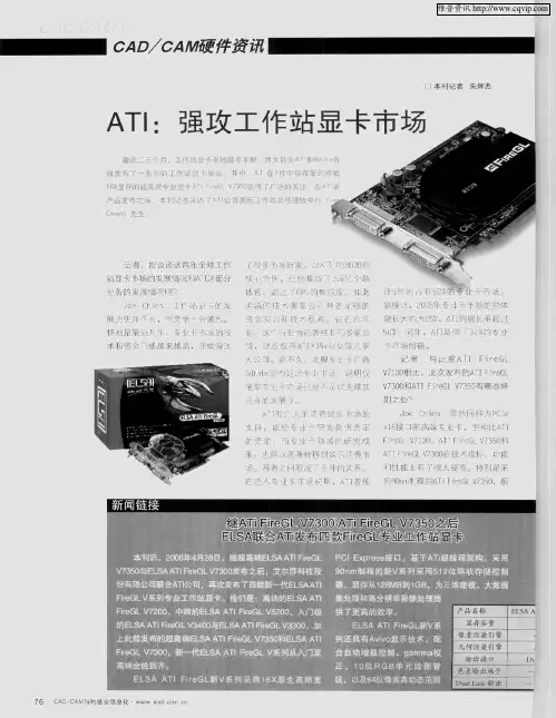 ATI：强攻工作站显卡市场