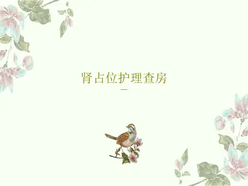 肾占位护理查房共45页文档