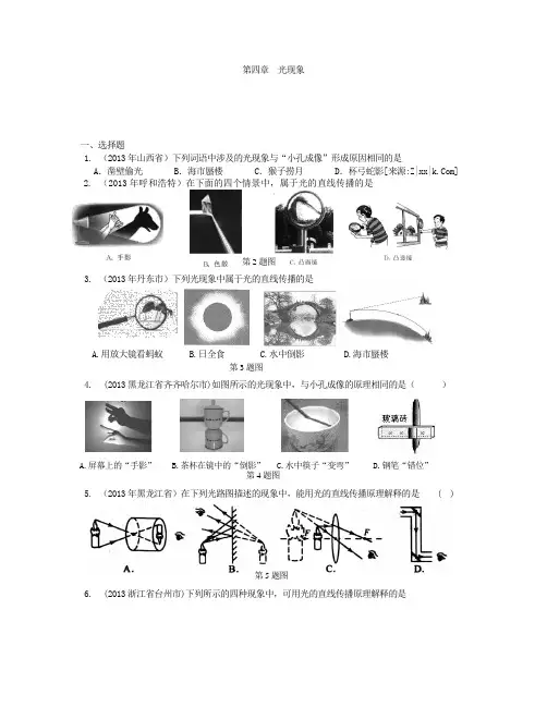 第四章 光现象