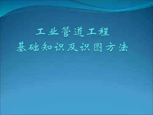 工艺管道  工业管道工程基础及管道工程图的绘制和识读基础