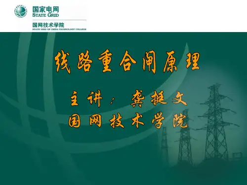 线路重合闸原理-bzt
