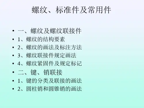 第六章螺纹、标准件及常用件案例
