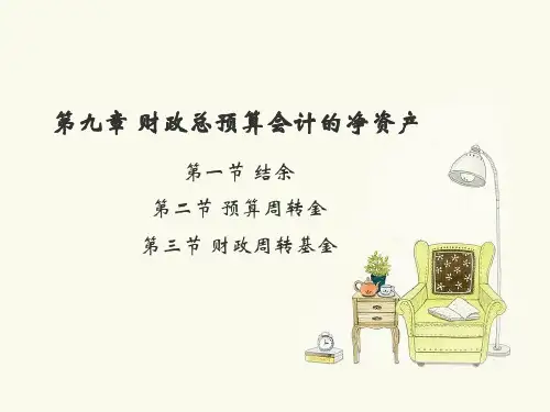 第9章 财政总预算会计的净资产