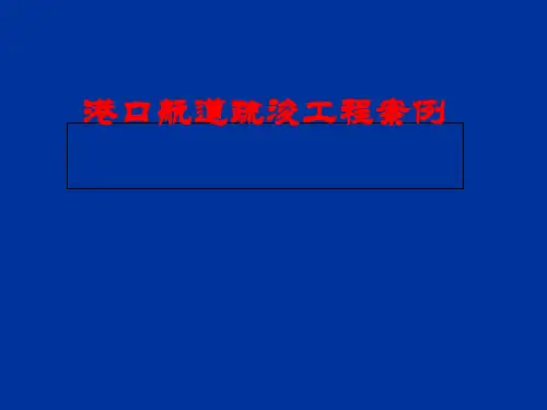 港口航道疏浚工程案例(ppt 32页)