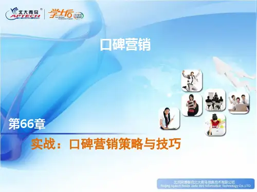 互动营销第66章 实战-口碑营销策略与技巧
