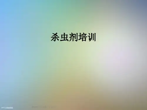 杀虫剂培训