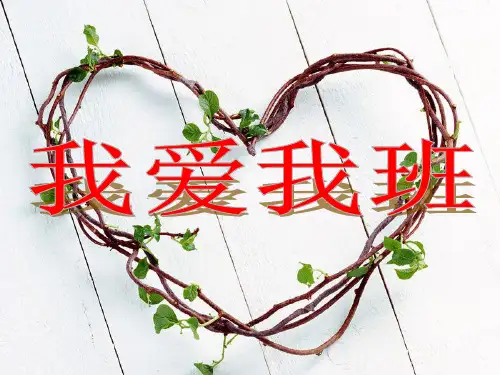 我爱我班主题班会ppt课件