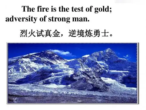 北师大版高中英语必修3 Unit8 Lesson 1参考课件