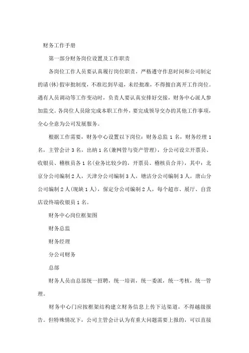 财务管理手册