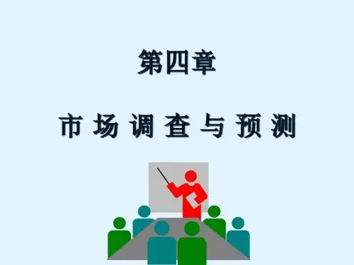 第四章 市场调查与预测