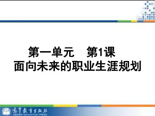 面向未来职业生涯规划