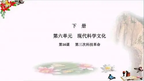 【初中历史】2017-2018学年九年级历史下册课件ppt(18份) 中华书局版6