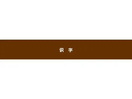 二年级上册语文习题课件-识字  1 场景歌｜部编版(共8张PPT)