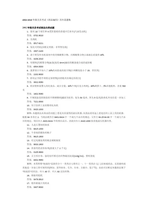 商品编码