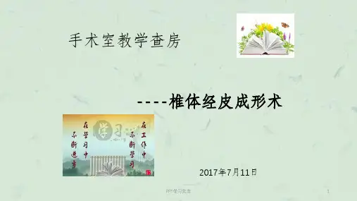 手术室教学查房课件