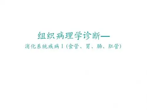 组织病理学诊断消化1上
