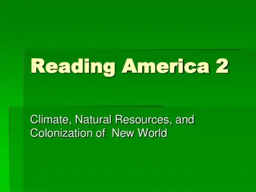 Reading America 2