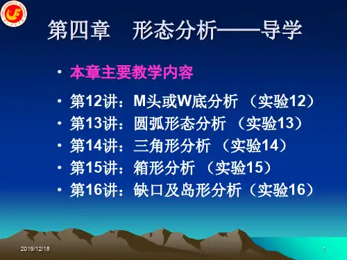 第4章形态分析-资料
