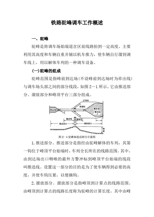 铁路驼峰调车工作概述