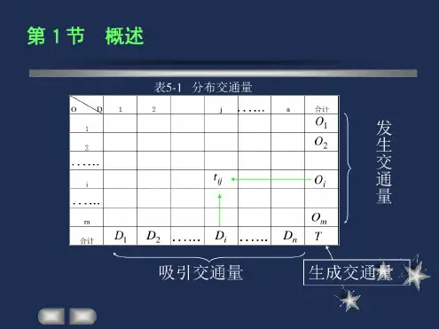 第6章交通的分布