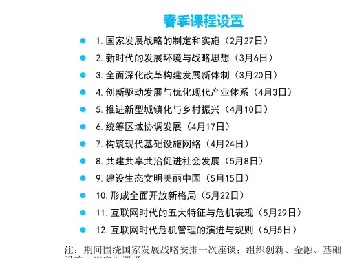 国家发展战略的制定与实施(PPT 38张)
