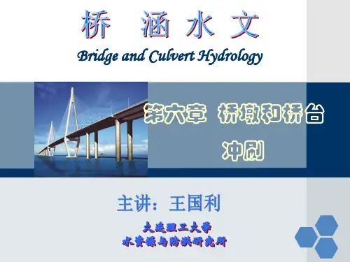 第六章 桥墩和桥台冲刷