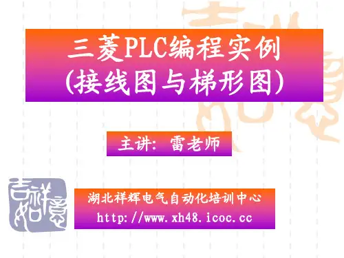 三菱PLC编程实例(接线图与梯形图)