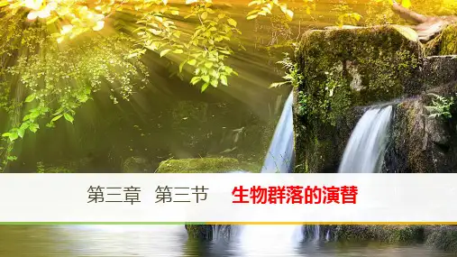 第三章 第三节 生物群落的演替