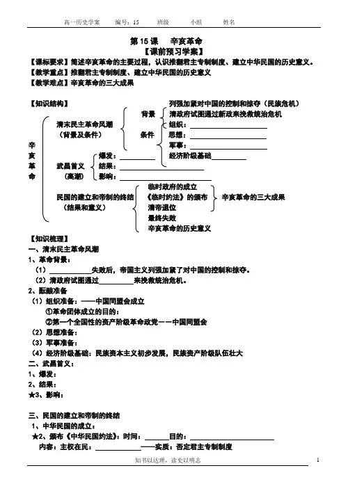 15课辛亥革命